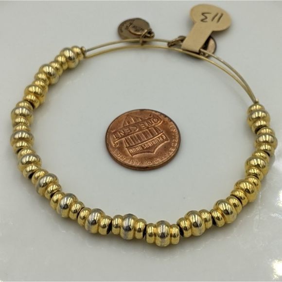 Alex and Ani Rafaleian Silver Nile Beaded Bracelet - Picture 4 of 8